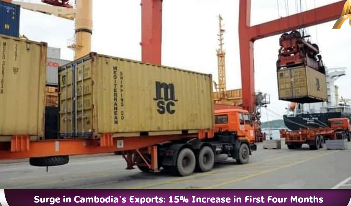 Surge in Cambodia’s Exports: 15% Increase in First Four Months