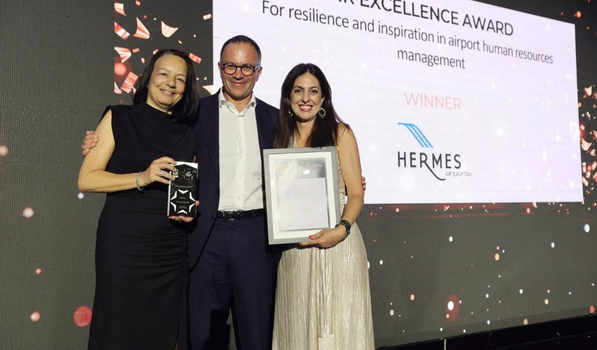 Hermes Airports awarded for HR excellence by ACI Europe