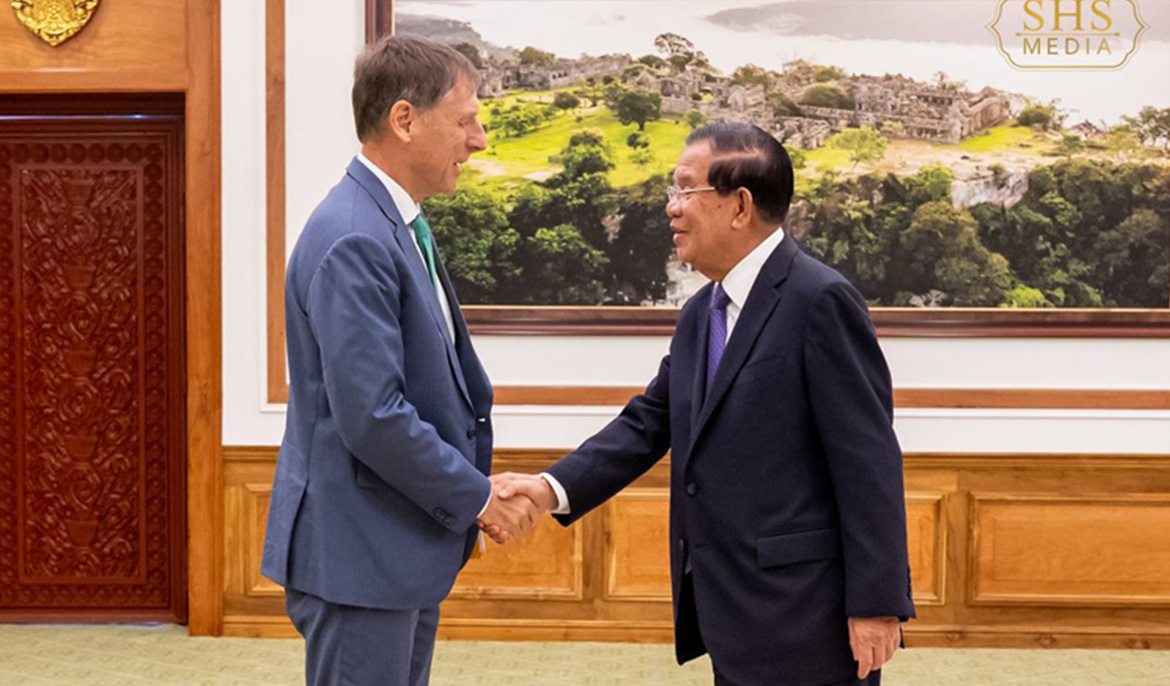 Hun Sen and French Ambassador express satisfaction with growing Cambodia-France trade