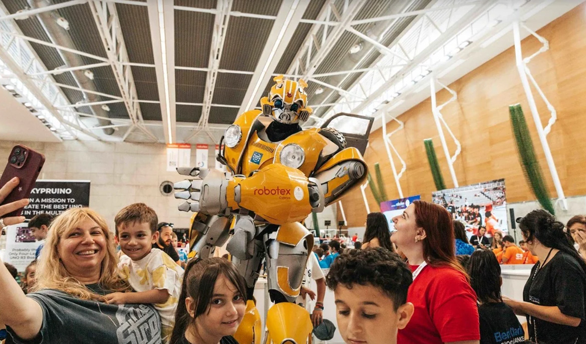 Cyprus showcases youth talent at Robotex 2024