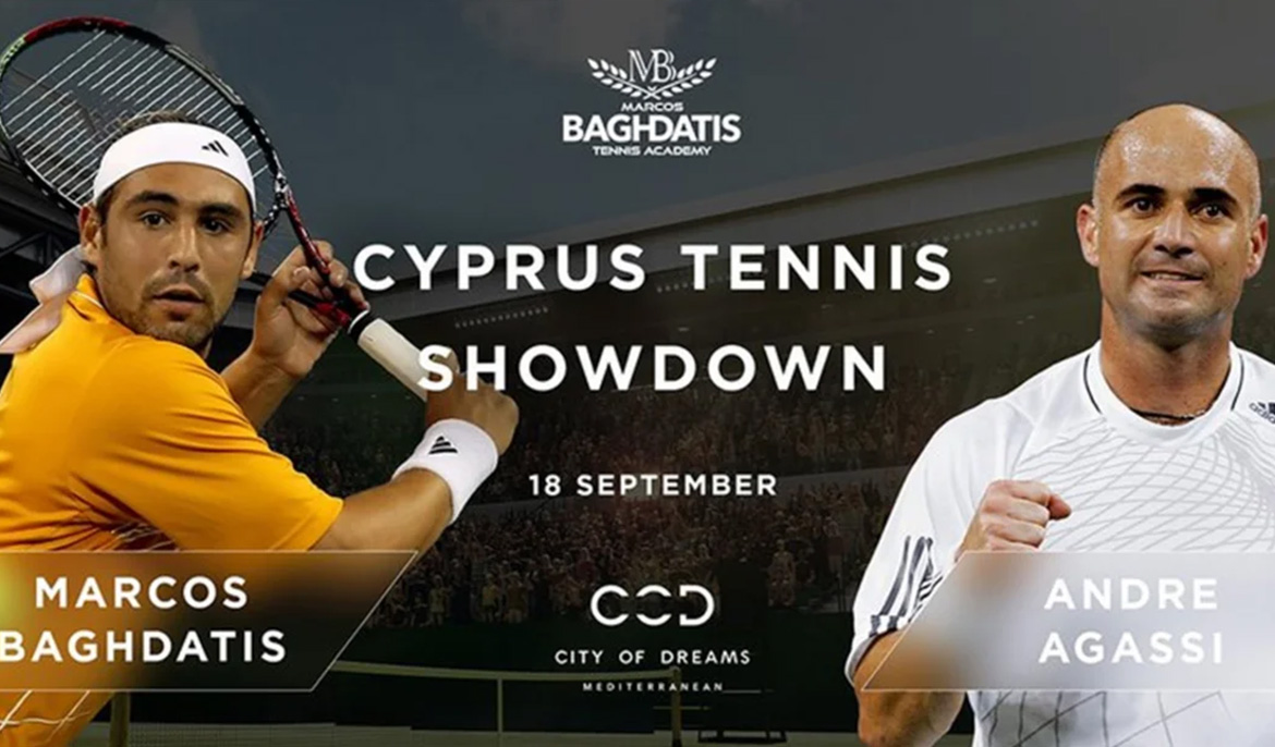 Cypriot tennis legend Baghdatis to play exhibition match against Agassi