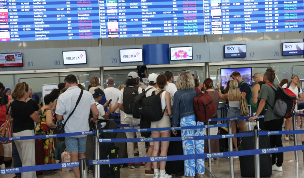 August passenger traffic at Athens Airport soars 10.5%