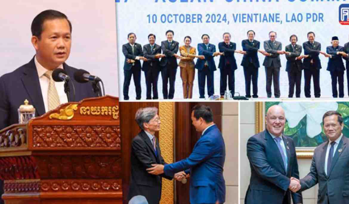 PM Hun Manet meets world leaders at the ASEAN Summit in Laos to boost rice exports