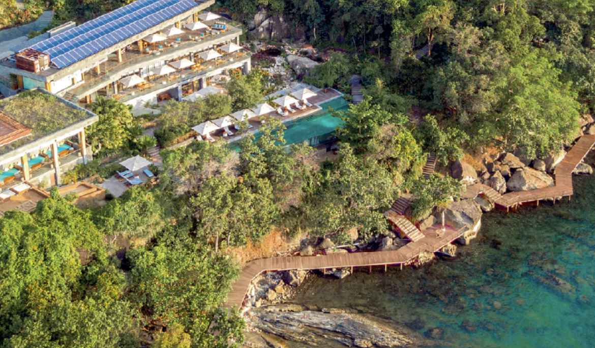 Six Senses eco spa island in Krabey Cambodia: Health-luxe