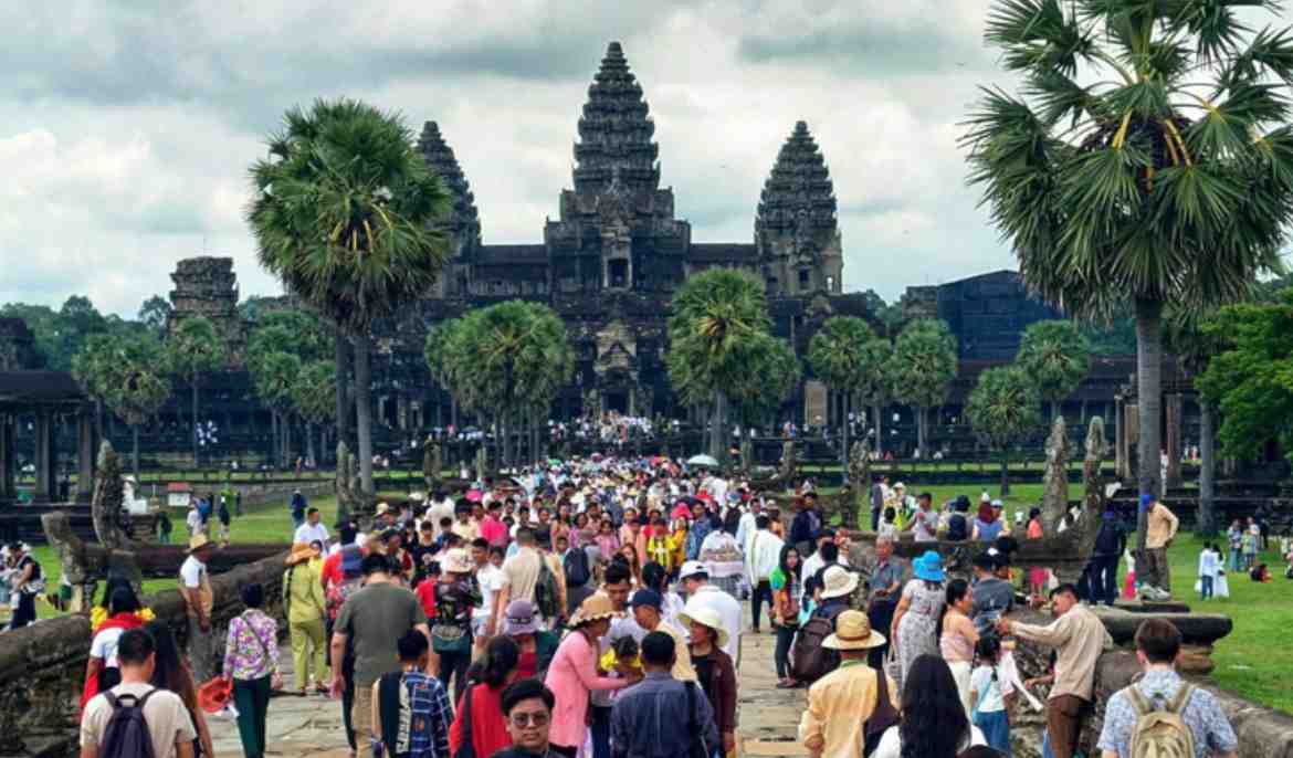 American tourists top the list at Angkor Archaeological Park, while Chinese tourists rank fourth