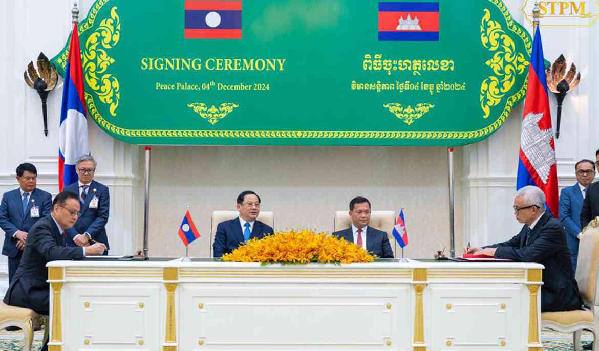 Cambodia, Laos sign agreement to prevent double taxation, boost trade