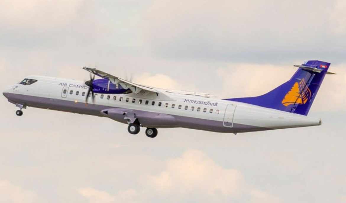 Air Cambodia’s new ATR72-600 aircraft will arrive at Phnom Penh International Airport today