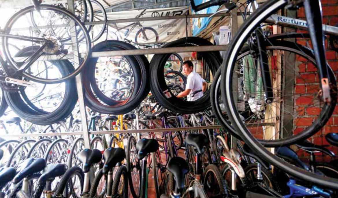 Cambodia makes $311 mln from bicycle export in H1