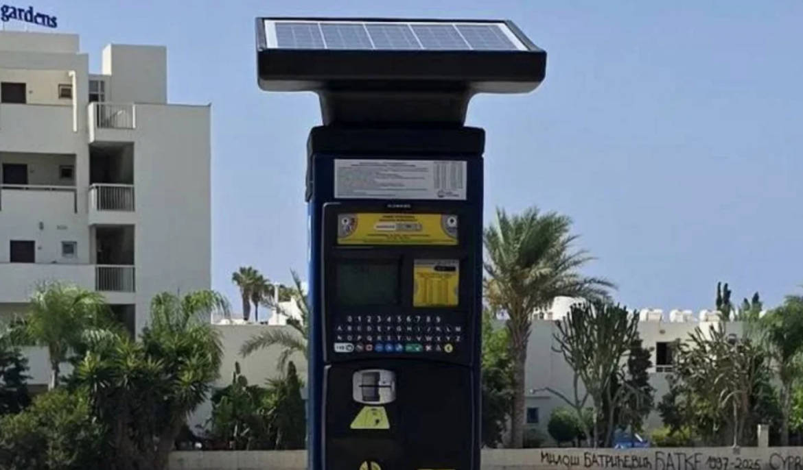 Ayia Napa installs solar parking payment systems