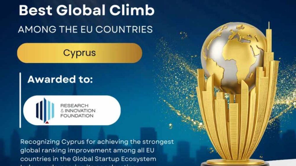 Cyprus wins EU’s Best Global Climb Award for startup ecosystem